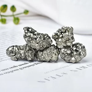 200g Natural Pyrite Raw Stone(3-5pcs)