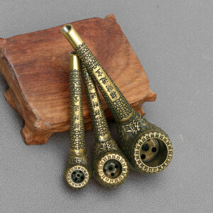 Vintage Pure Copper Vintage Men's Metal Smoking Pipe Set